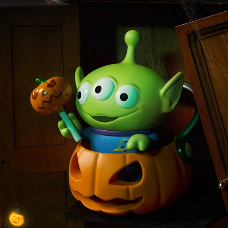 POP MART Disney/Pixar SPOOKY NIGHT seria pudełko z niespodzianką zabawki tajemnicze pudełko tajemnicze Caixa figurka Model niespodzianka prezent urodzinowy