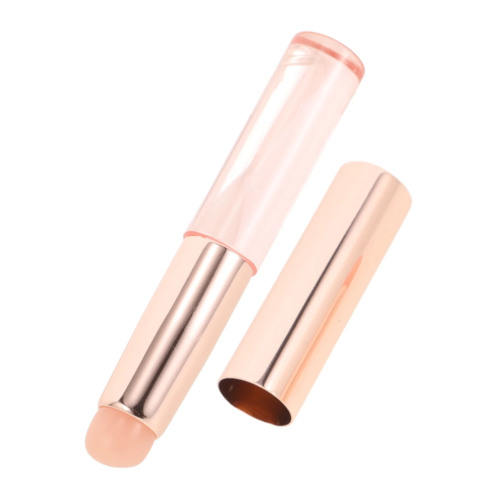 2 uds cepillo de labios de silicona varilla transparente aplicador de lápiz labial de silicona suave tapa antipolvo brillo de labios herramienta de máscara facial cepillo de maquillaje