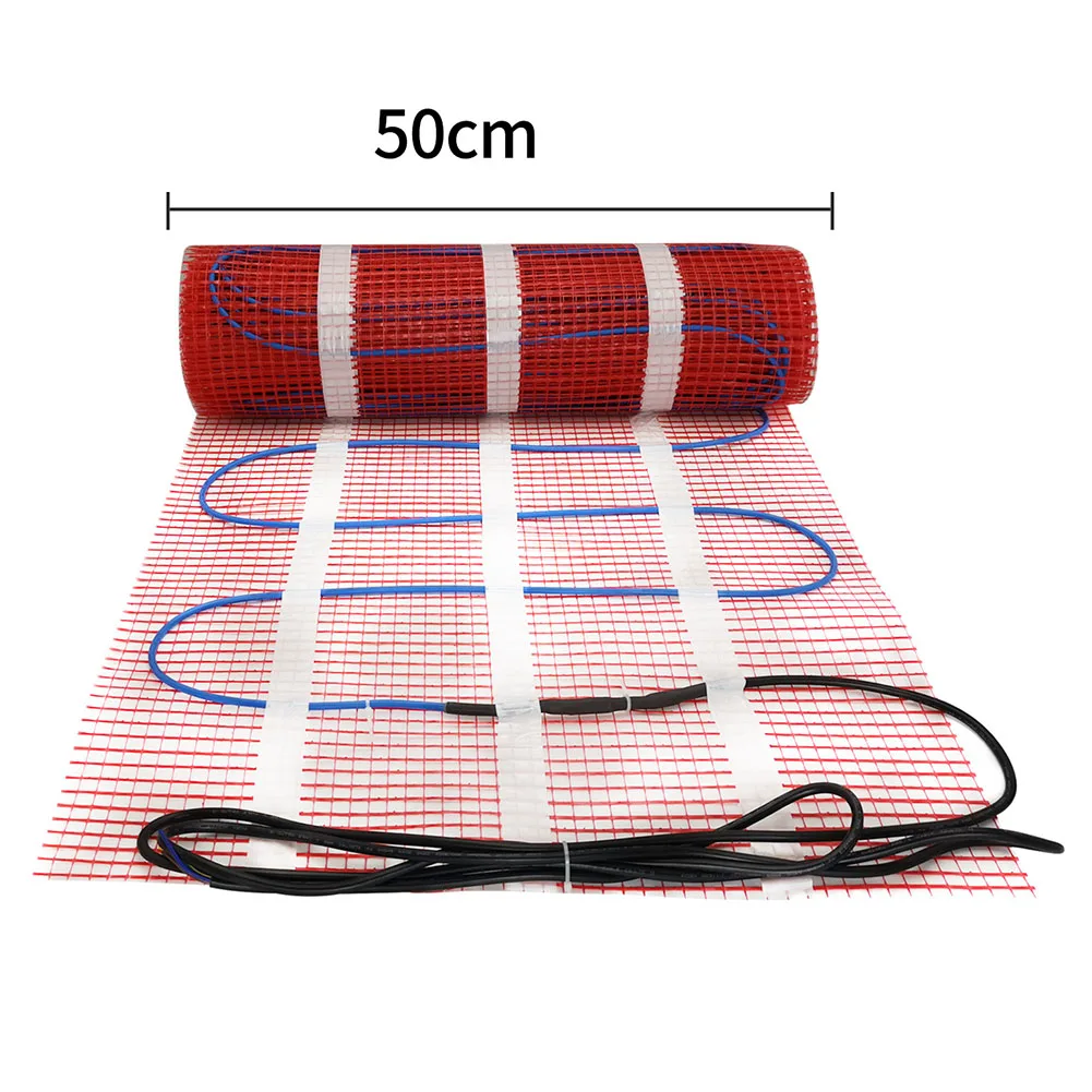 Electric Floor Heating Kit PVC Warm Floor Pad Digital Thermostat 220V Radiant Warming Equipment Insulation Infrared Heating Pane