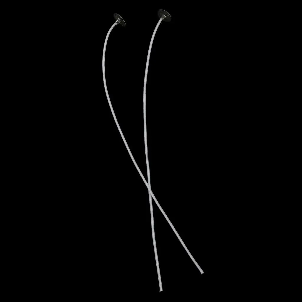 Pre Waxed Cotton Candle Wicks with Metal Base for Candle Making Materials Kit for Homemade Candles 50pcs 15cm