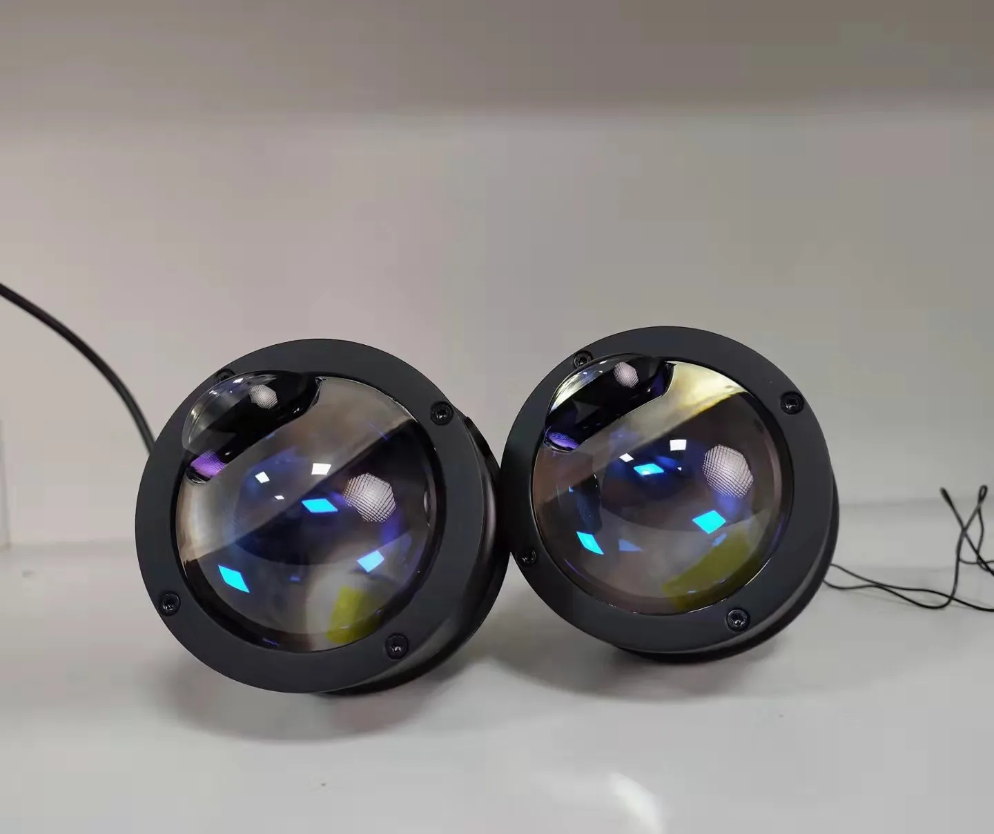 Lámpara antiniebla Led AES Q8 Pro Bi, accesorios de coche aptos para todos los coches, actualización de 3,0 pulgadas, tricolor