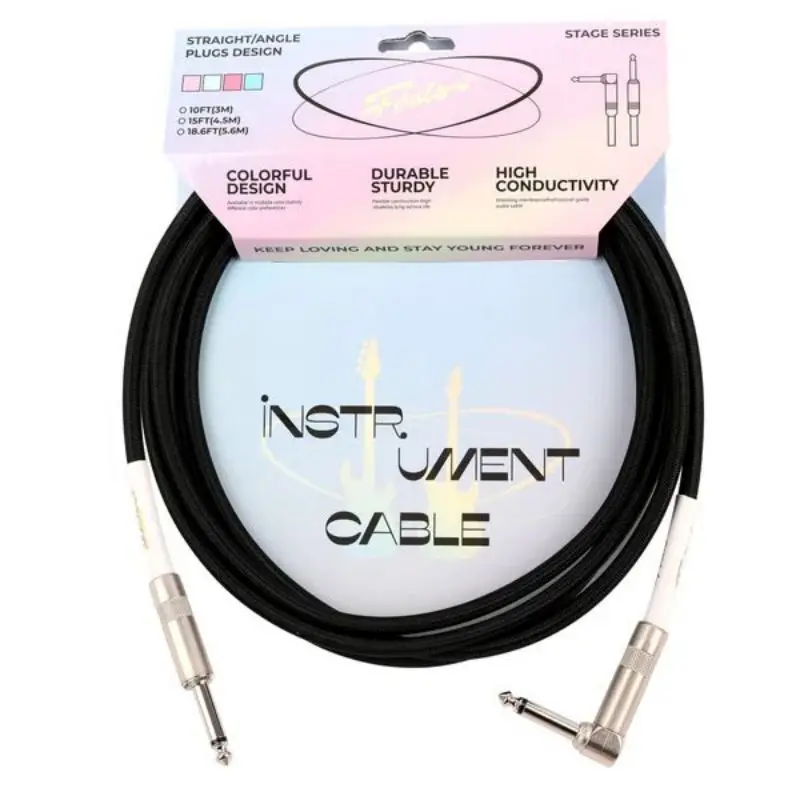 FOALS Stage Series Instrument Cable Electric Guitar Bass Folk Generic Nylon PET Material Cable