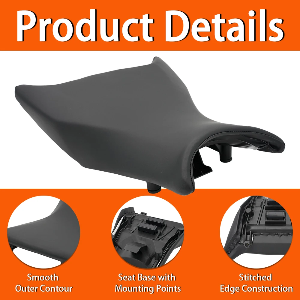 

Fit For BMW S1000RR S 1000 RR 1000RR 2009 2010 2011 Motorcycle Accessories Black Front Driver Rider Seat Cushion Pad Replacement