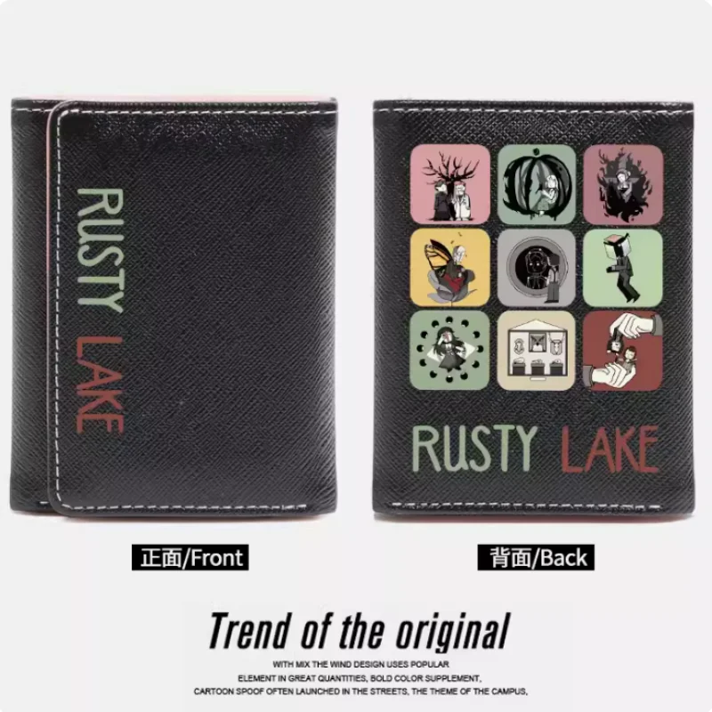 Anime Rusty Lake: Hotel  Fashion Wallets PU Purse Card Holder Fold Hasp Money Bag Cosplay Gift B810