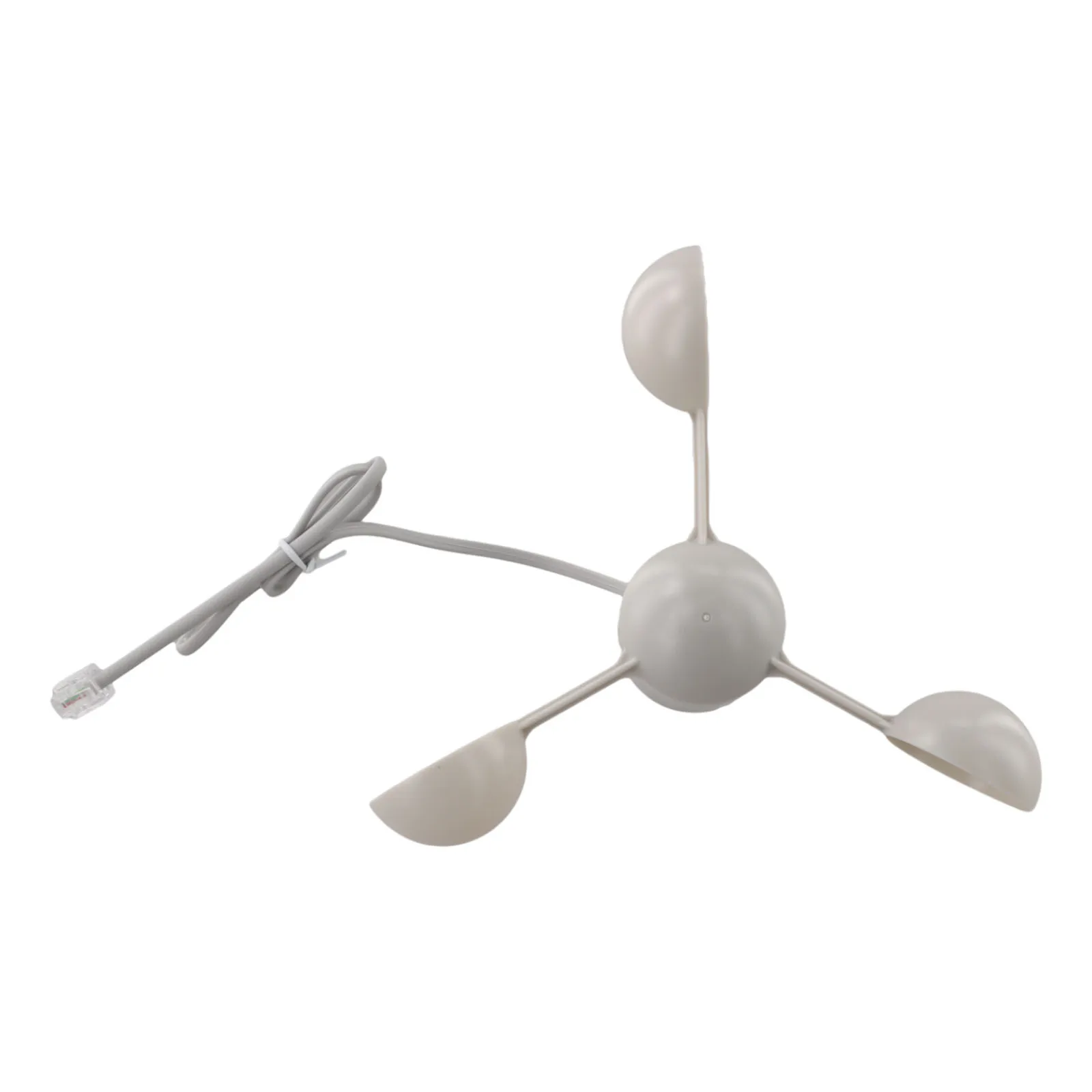 White Plastic Anemometer Wind Sensor Replacement Part WH-SP-WS01 For P/rofessional For Weather Station Meteorological Instrument