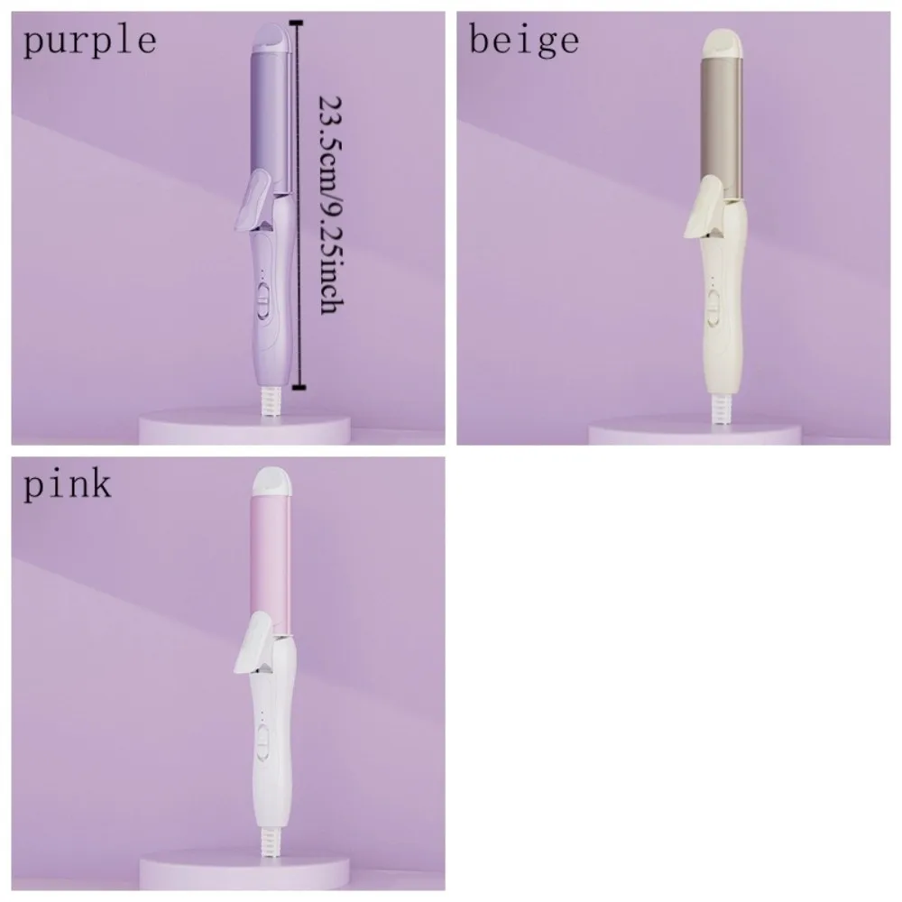 مكواة تجعيد الشعر الاحترافية 2 في 1 مضادة للحرق، مكواة فرد الشعر العازلة، غلاف بلاستيكي لدرجة الحرارة قابل للتعديل