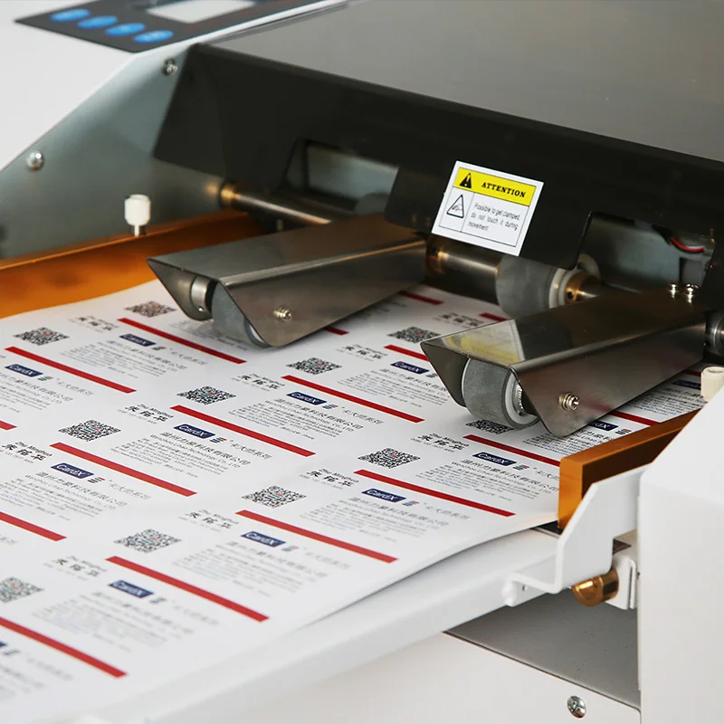 Macchina da taglio automatica per biglietti da visita A3 con nome