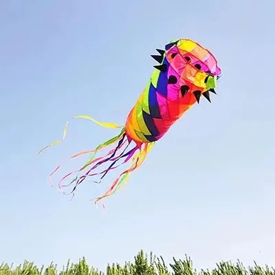 NONE Kostenloser Versand Neue Drachen Winds äcke fliegende Tintenfisch Drachen zeigen aufblasbare Drachen Fabrik Riese profession elle Drachen Tops Spiel zeug Sport 6