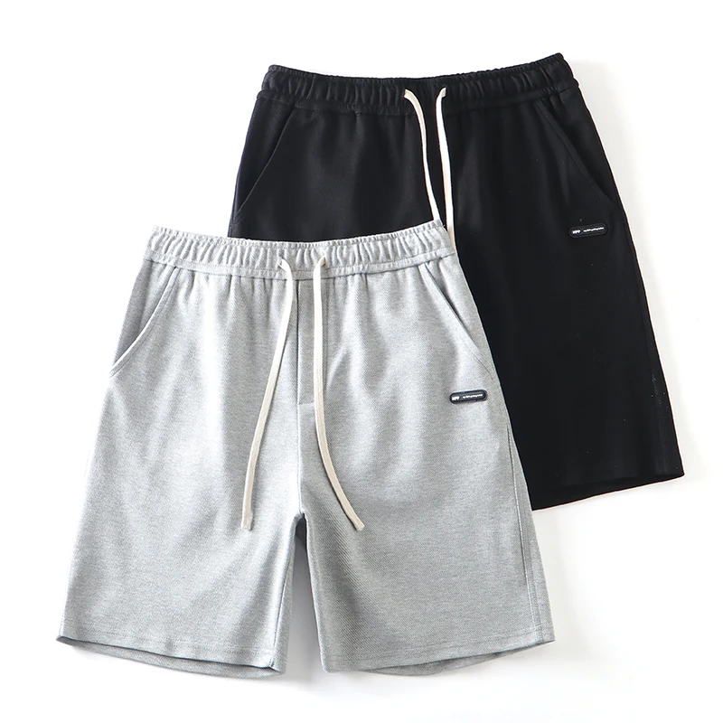 

Couple's Spor Casual Breathable Elastic Waist Dstring orts Summer New Skin-friendly Material Five-Quarter Length Pants