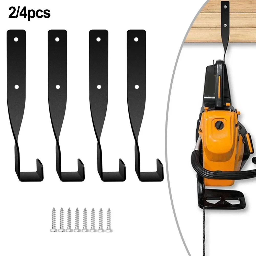 

Wall Mount Chainsaw Hooks Holder Backpack Blower Rack Accessories Garden Tool Hanging Storage Hanger Heavy Duty Bracket Hooks