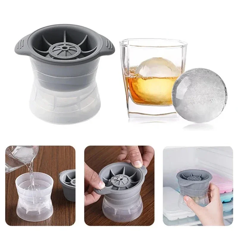 5cm Big Size Ball Ice Molds Sphere Round Ice Cube Makers Home and Bar Party Kitchen Whiskey Cocktail DIY Ice Cream Form