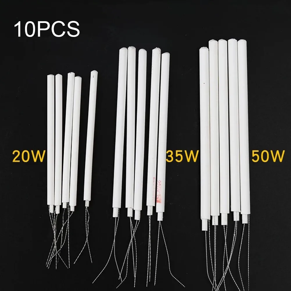 

Set Heating Element Electric Soldering Internal Heated 10pcs 10x 20W/35W/50W 220V Ceramic Core High Quality New