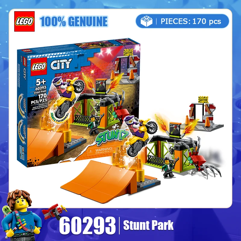 

Серия Lego City 60293, детские строительные блоки Stunt Park, детские игрушки для взрослых, подарки на день рождения, подарки на день Святого Валентина
