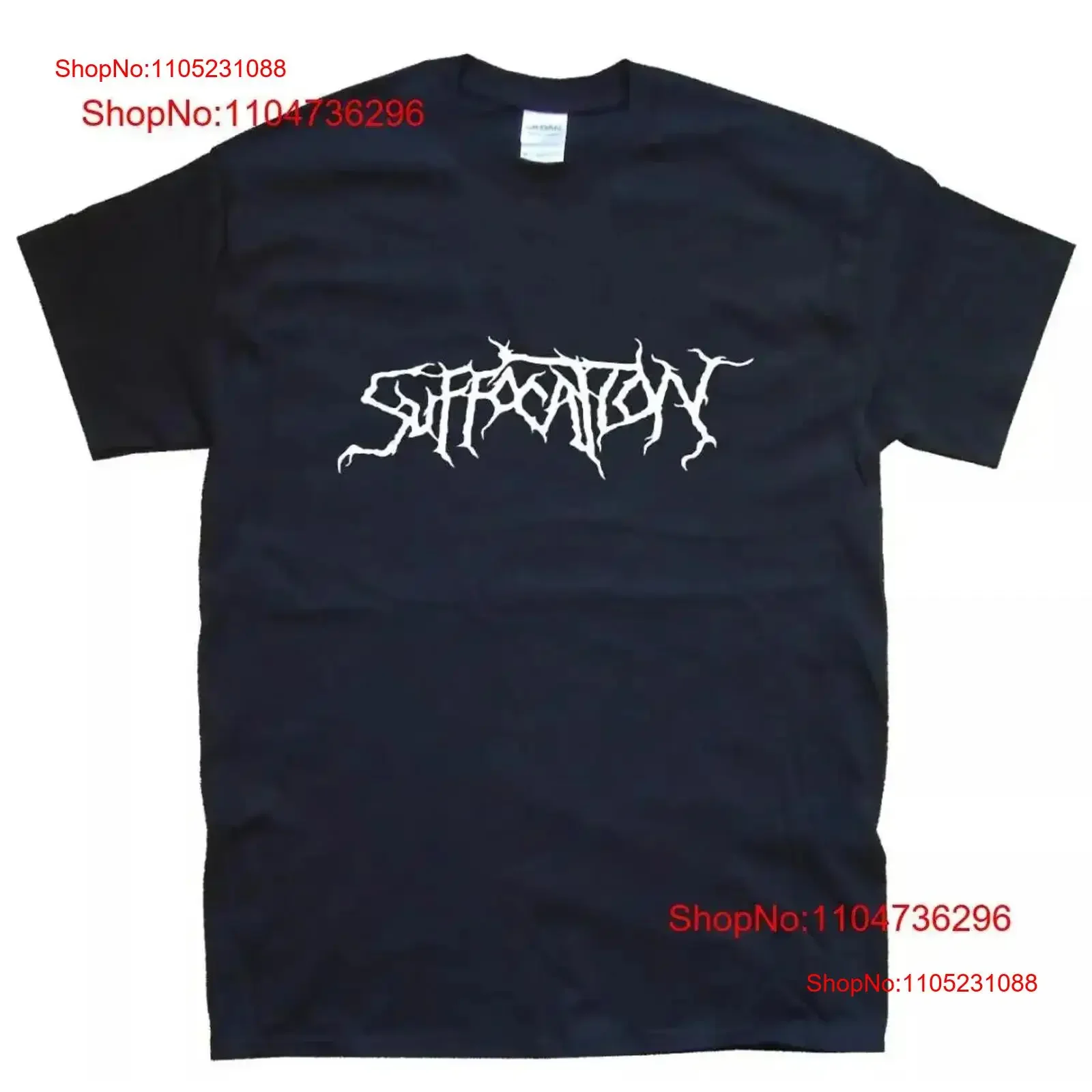 

SUFFOCATION new T SHIRT sizes S M L XL XXL colours Black White vintage Washed fashion graphic Top For Everyday Wear Slightly