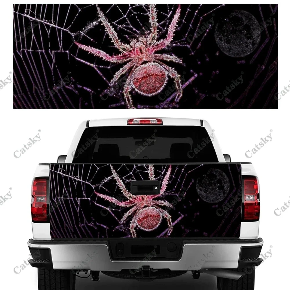 

Черный паук животное автомобильная наклейка задний вид автомобиля модификация посылка винил подходит для авто наклейки грузовика