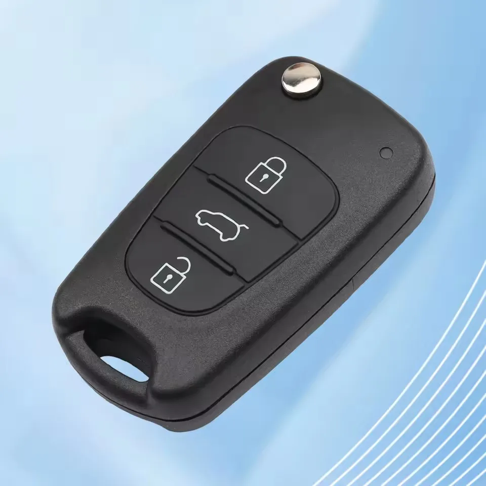 Xuri For Hyundai I20 I30 IX35 Avante 433Mhz ID46 Chip 3 Buttons Flip Folding Car Remote Key Fob TOY40 Blade Replacement Key
