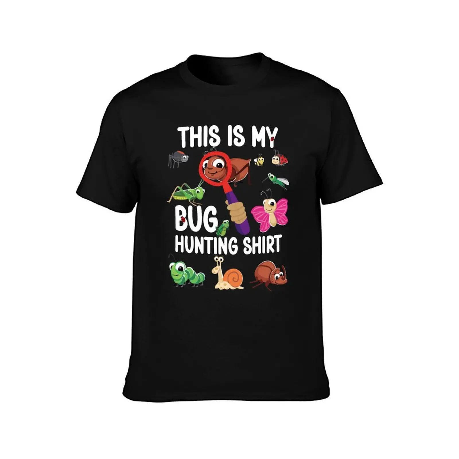 Bug Hunting Shirt - Bug & Insect Hunter Fun T-Shirt Fashion Letter Print T-Shirt