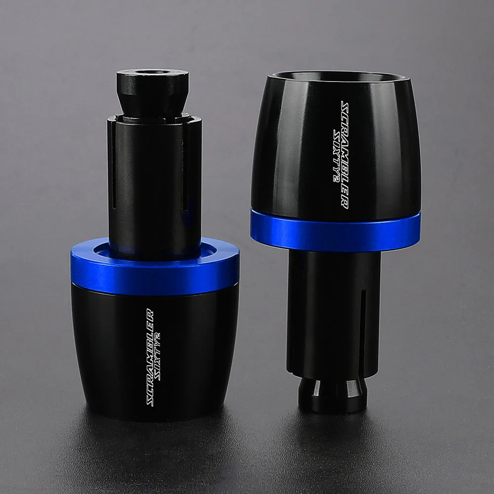 

For DUCATI SCRAMBLER SIXTY2 2015-2019 2018 2017 2016 Motorcycles Handlebar Grips Cap Weight PartsAnti Vibration Silder Plug Ends
