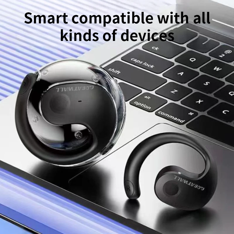 جريت وول-سماعات رأس محمولة ، زمن استجابة منخفض ، عمر بطارية عالٍ ، رياضة ، تمرين ، ألعاب #5