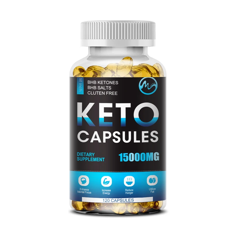 Minch Pure Keto Slim Diet fat Burner Keto Diet Capsules Detox, Gluten Free Non-GMO Vegan Dietary Nutrition Vitamin B Free Ship
