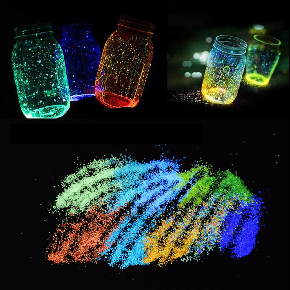 10g/Bag Luminous Sand Glow In Dark Pebbles Stone Decoration For Fish Tank Aquarium Wedding Party Fluorescent Gravel Ornament