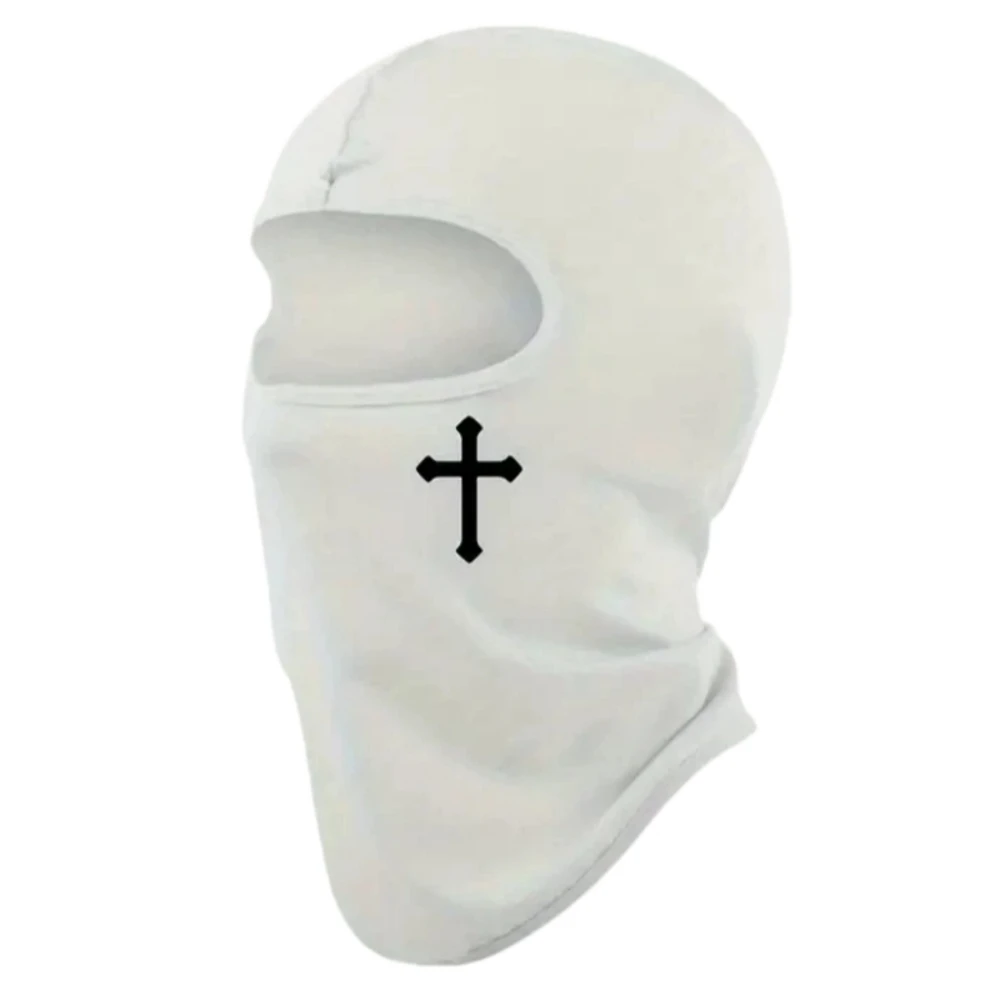 Atmungsaktive schwarze Cross-Sturmhauben für Herren – Gesichtsmaske, Mütze für alle Jahreszeiten, Radfahren, Wandern, Outdoor-Sport, Haubenmütze – Detail 7