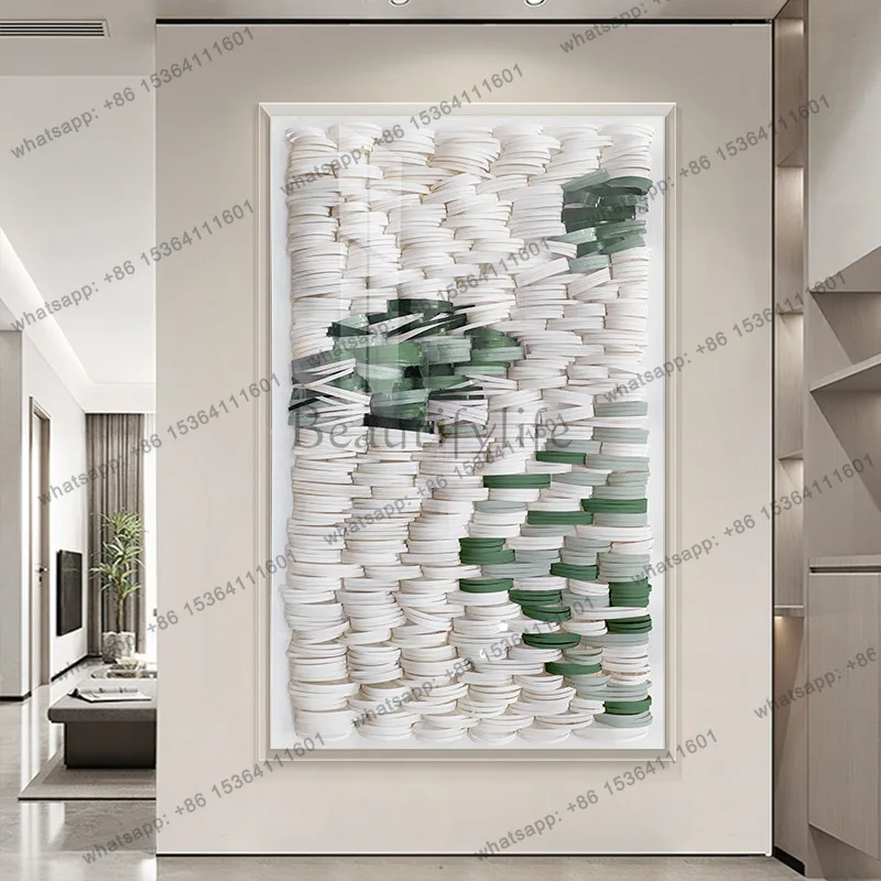 LJY high sense modern simple living room decorative painting Nordic light luxury acrylic