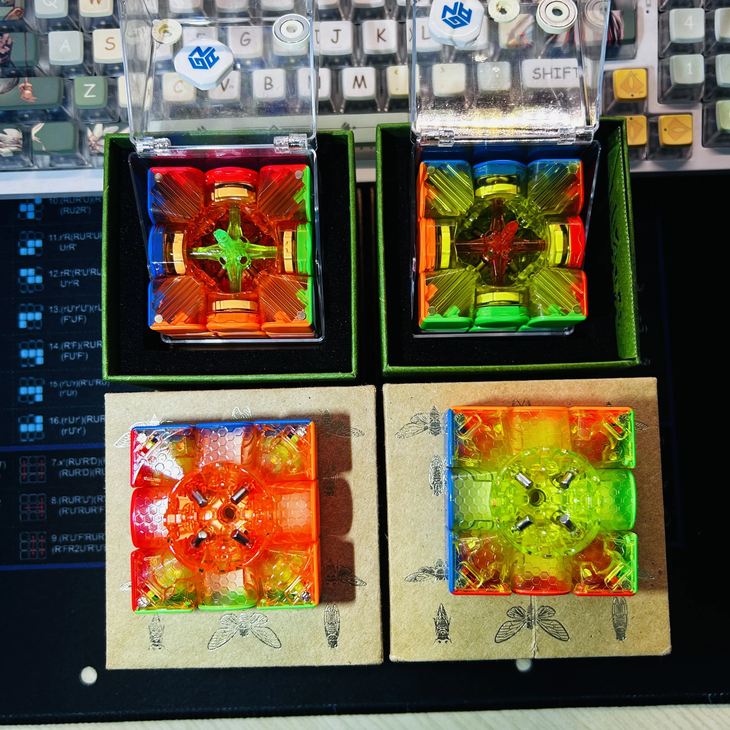 Limited Edition Gan12 Maglve 3x3 Cube Collection Gan 3x3x3 Magic Cube Speedcube Professional Magic Cubo Puzzle Toys