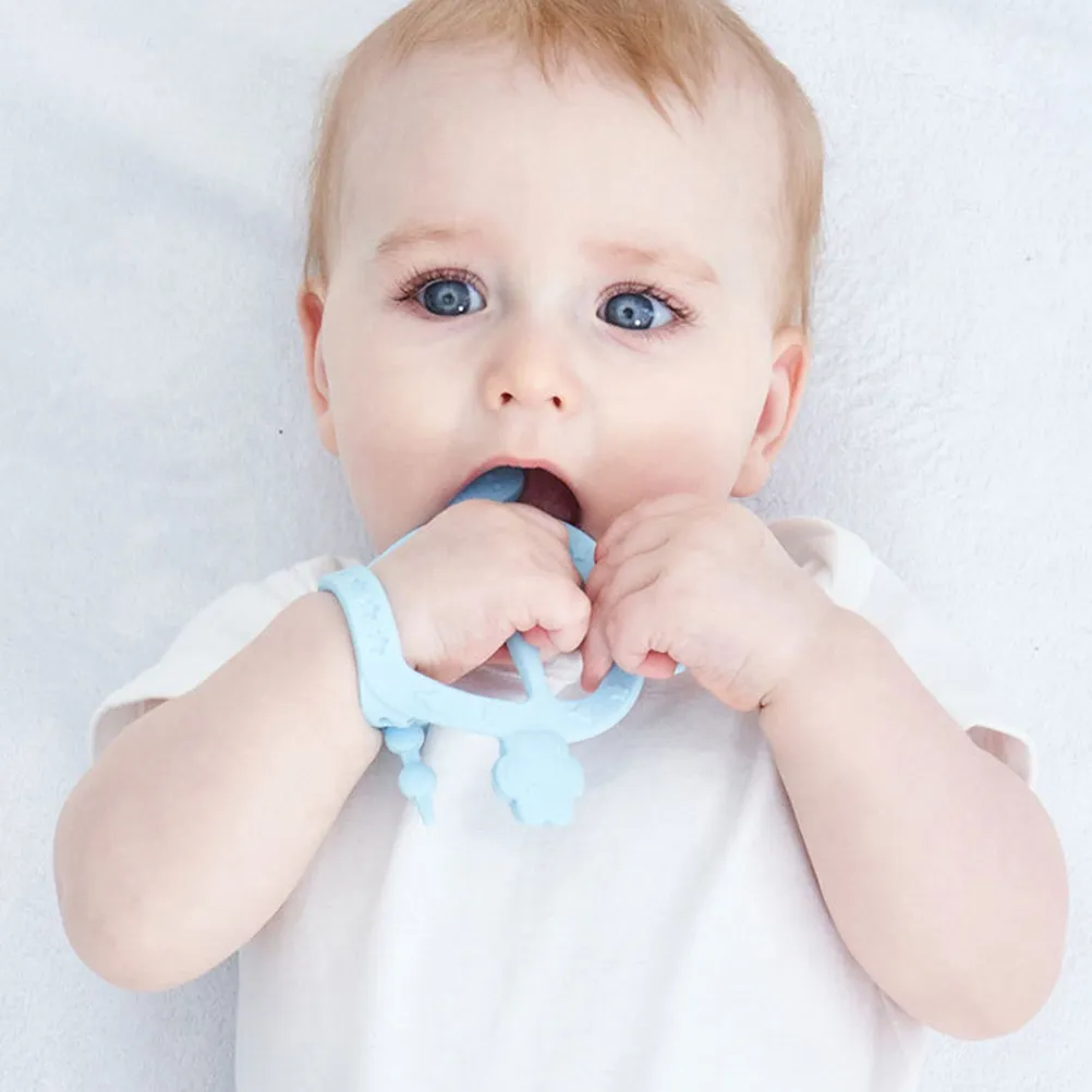 Sucette pour bébé au design de dessin animé pour soulager la douleur de la dentition, stimulation sensorielle, développement de la mâchoire, idée de cadeau de naissance