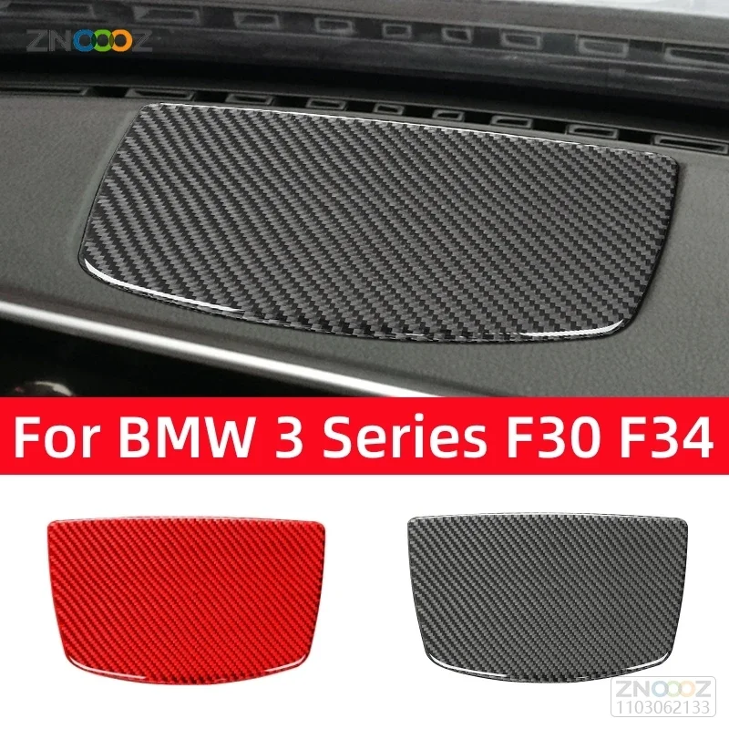 

For BMW 3 Series GT F30 F34 2013-2018 Accessories Carbon Fiber Interior Car Instrument Horn Panel Trim Cover Decoration Stickers