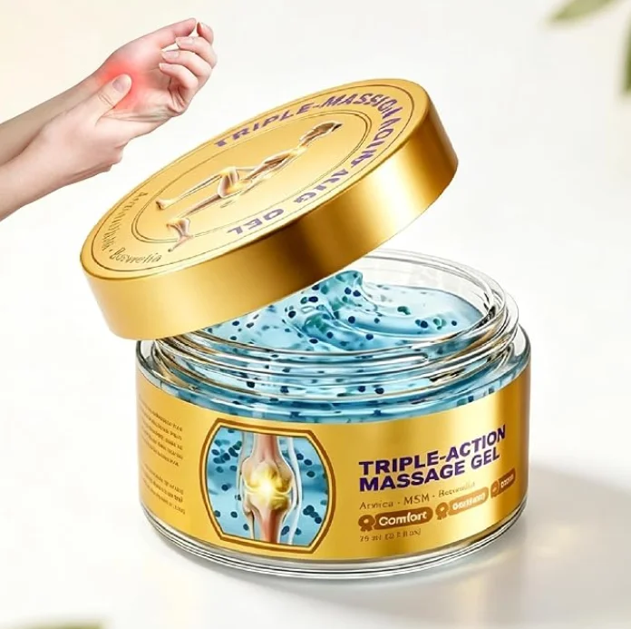 Kinzeno Triple-Action Massage Gel Relieve Joints Muscles Daily Fatigue External Cooling Massage Gel Brand Smoothing Body Cream view 4