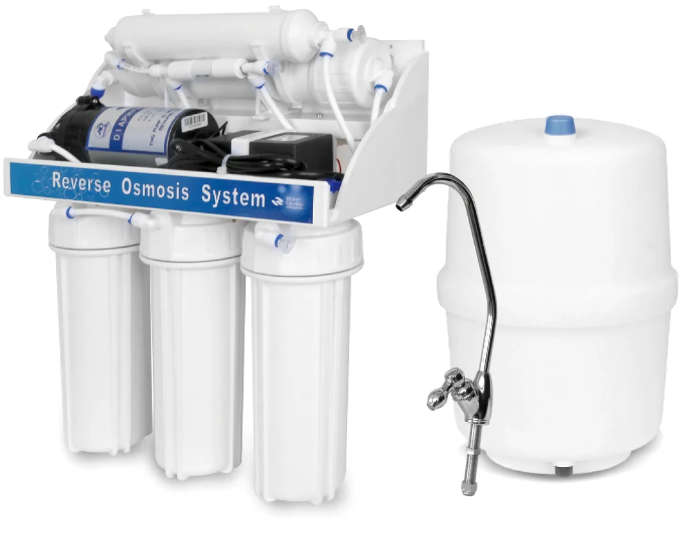 

Кухонный фильтр для воды OEM: Система обратного осмоса с 6-ступенчатой фильтрацией и функцией минерализации для дома и отелей