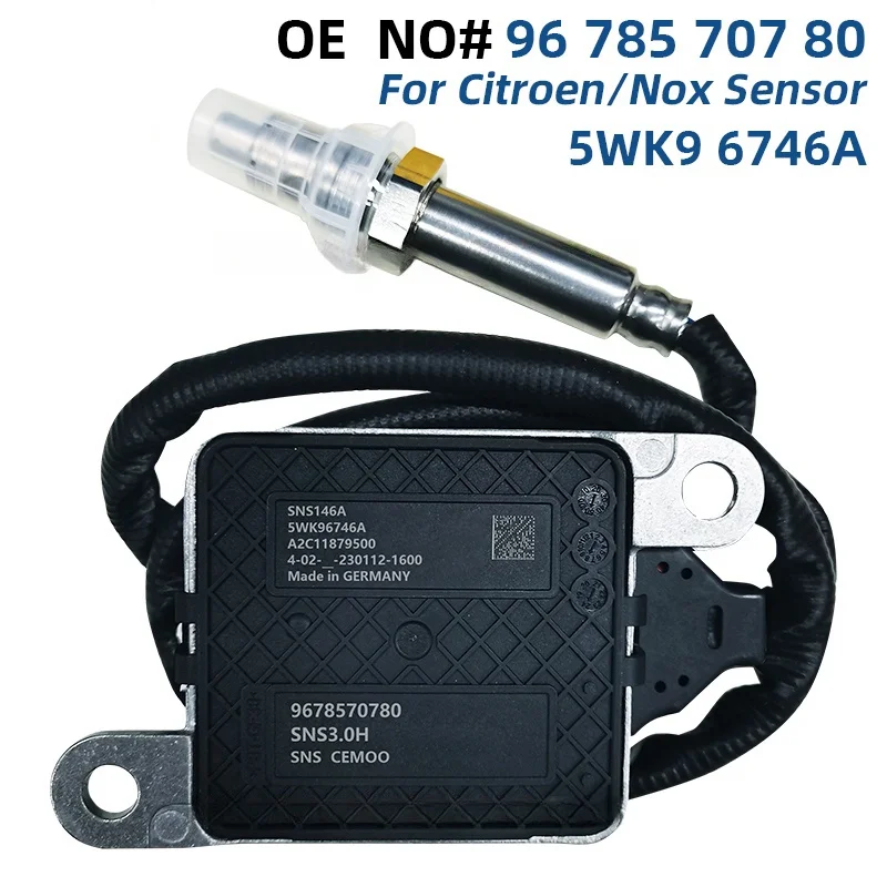 5WK96746A 9678570780 5WK96746 A2C11879500 Nitrogen Oxygen Sensor NOX Sensor For Citroen Berlingo C4 Peugeot 208 308 2008 3008