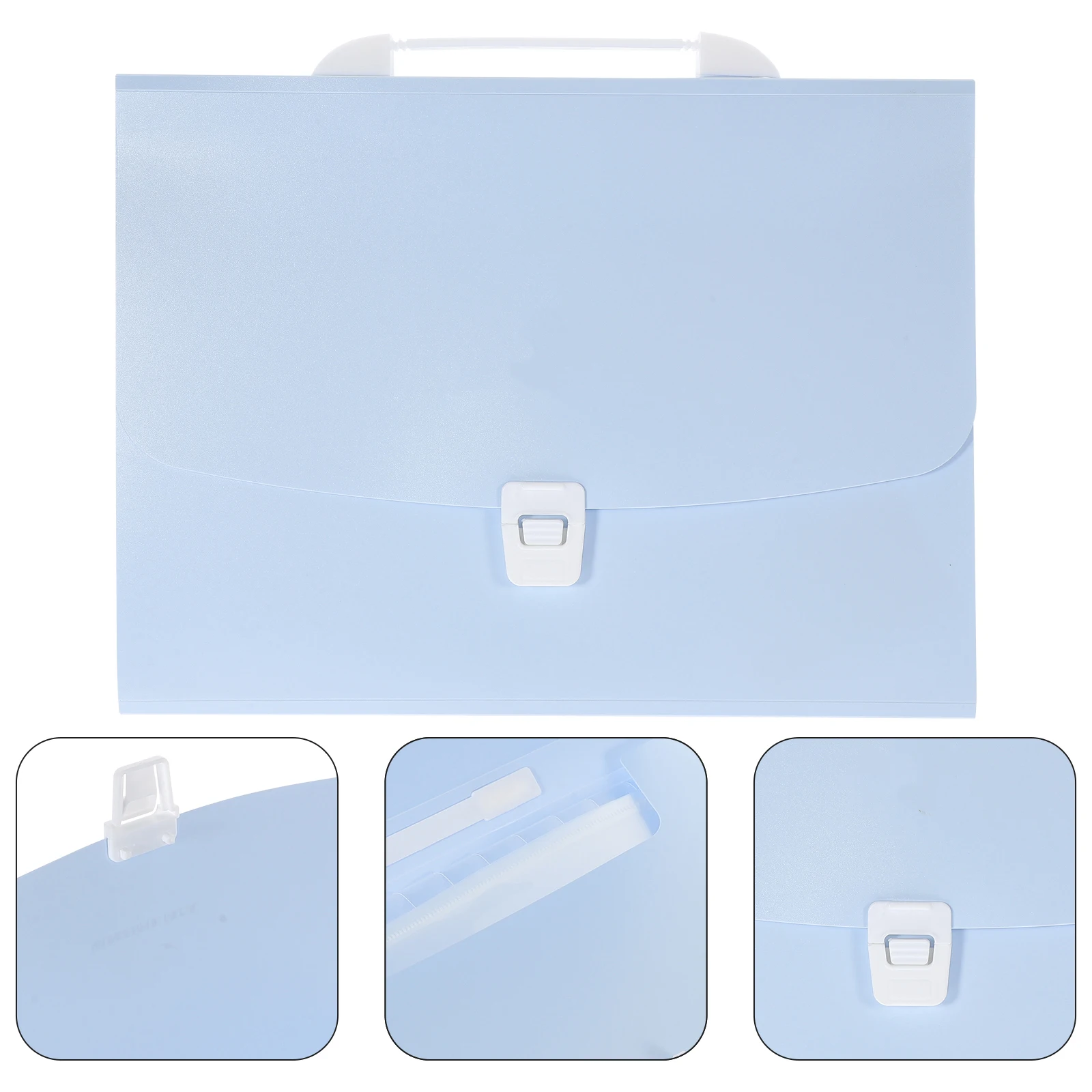 

Folder File Holder Document Organizer Multi-layer Expandable for Documents Purple Office Plastic Student