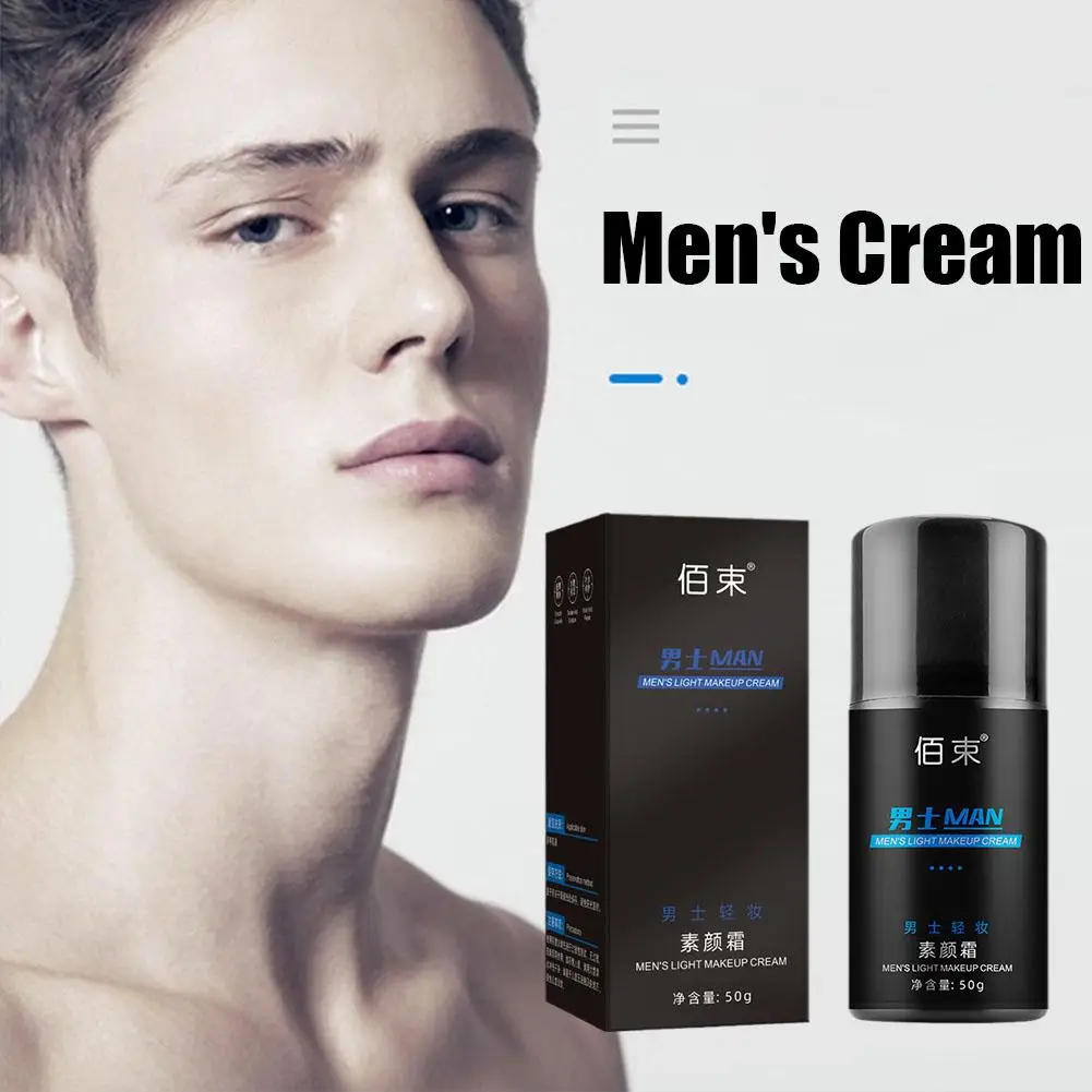 50g Men's Face Cream Moisturizing Brightening Skin Anti-Wrinkle Acid Tone Hyaluronic Lift Firming Day Cream Oil-Control L0T5