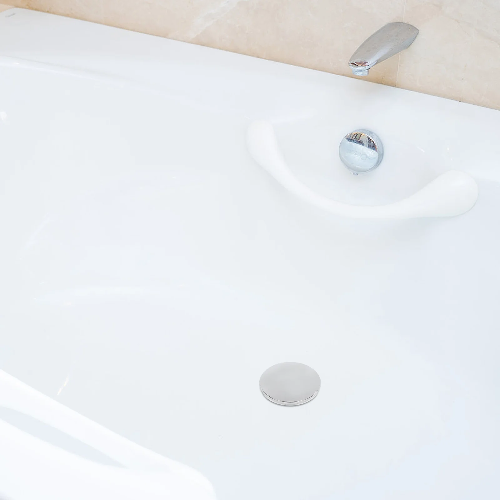 

Bathtub Drain Stopper Manual Lift Adjustable Height 45-55mm Leakproof Water Blocking Bath Tub Plug Bathtub Drainer Stopper