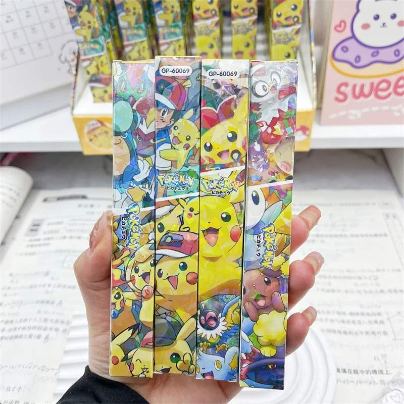 Imagem -02 - Cute Pokémon Kawaii Press Gel Pen Black Ink Canetas Neutras Brinde Promocional Escritório e Material Escolar 0.5 mm 36 Pcs por Lote