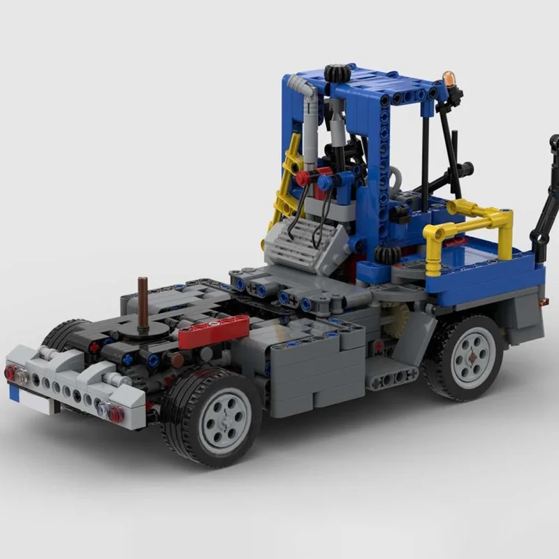 861 PCS Speedy Sports Car container terminal tractor in 1:21 MOC Customize Modular Building Block Model DIY Toy Christmas Gift