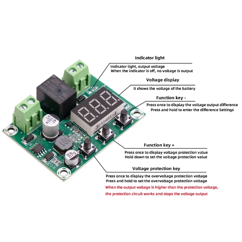 E9LB JH-M609 Moduł zabezpieczeń napięć Płyta odcinająca niskie napięcie do panelu słonecznego