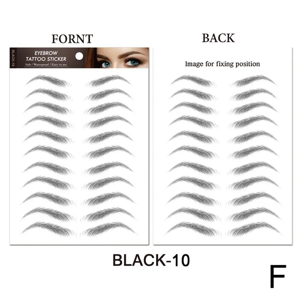 6D Hair Like Eyebrows Stickers for Authentic Look