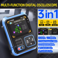 DSO-TC3 Digital Oscilloscope Transistor Test LCR Meter 3-in-1 Signal Generator 10MS/s Sampling Rate DIY Overhaul Teaching