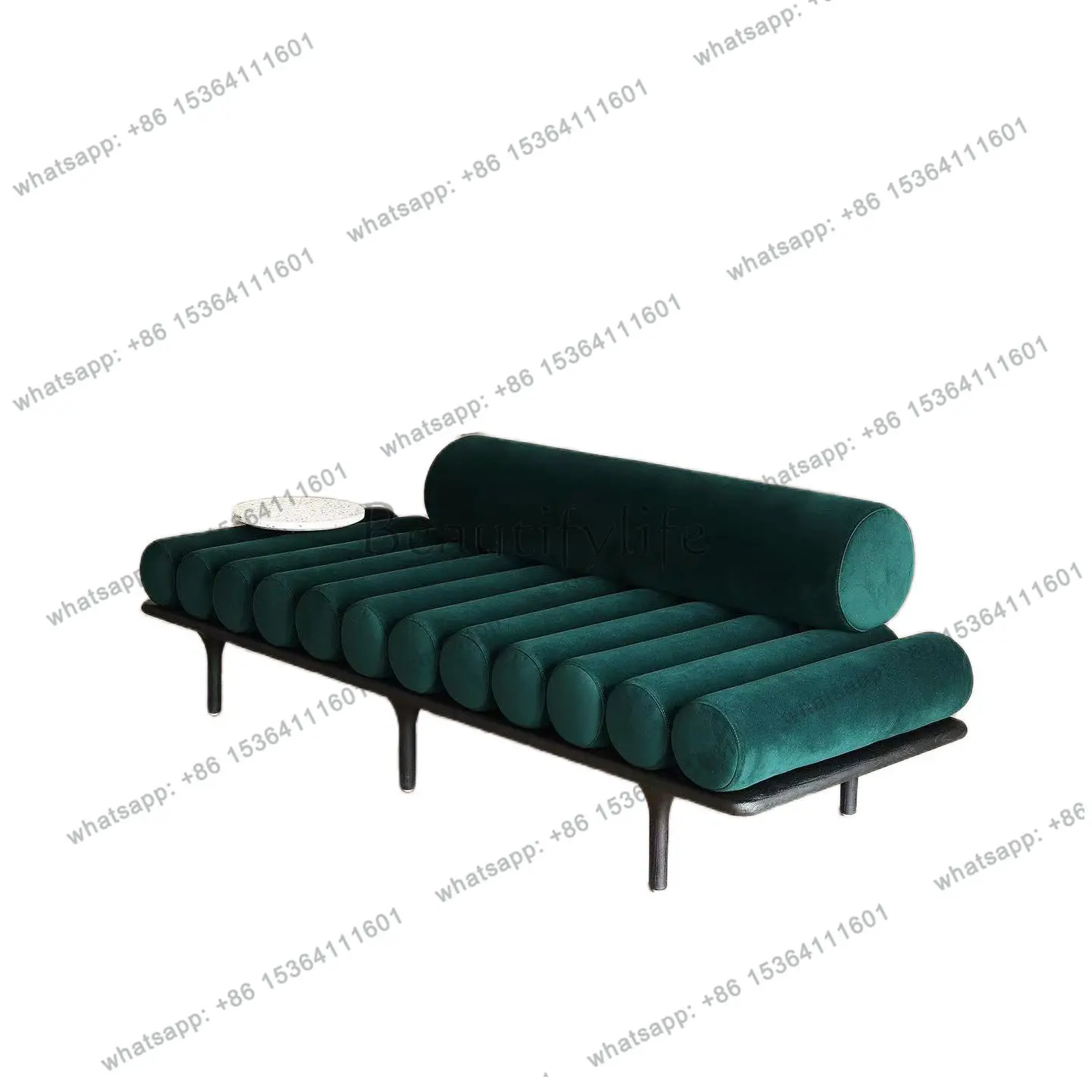 FG  Second-hand Fabric Solid Wood Bench Living Room Sofa Stool B&B Bedroom Bed Stool Clothing Store Chaise Longue Couch
