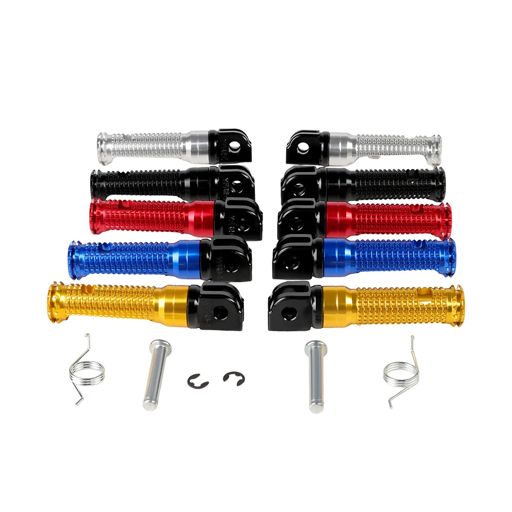 Front Foot Rests Pegs Adapters For Yamaha YZF R1 / R1M / R1S / YZF R6 / R6S / YZF R7  Motorcycle Accessories Footrests