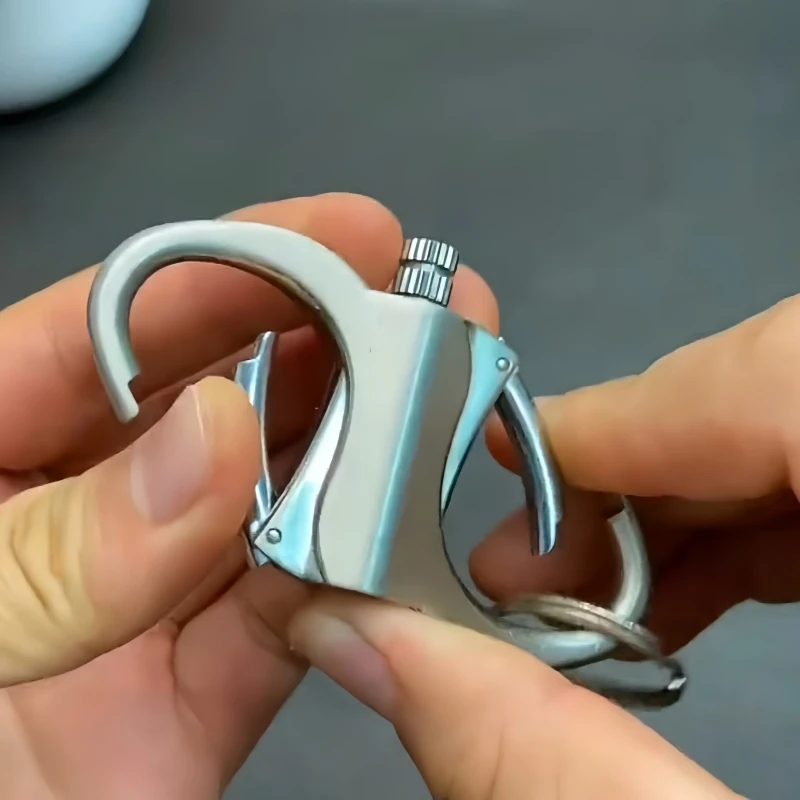 Portable Outdoor Hanging Buckle Keychain Multifunctional Metal Ten Thousand Times Match Creative Personalized Men's Gift