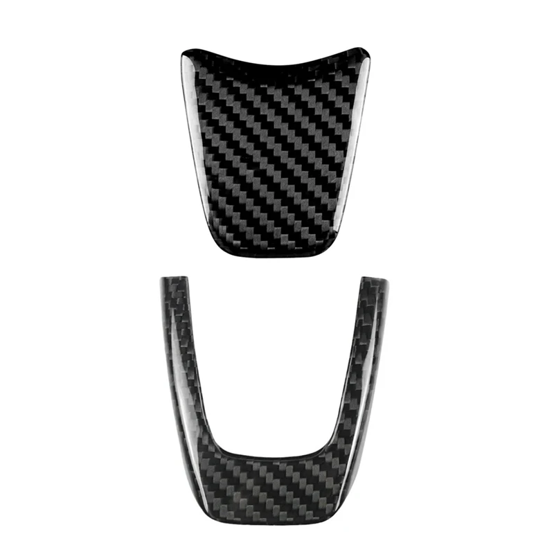 Real Hard Carbon Fiber Sticker Car Steering Wheel Cover Trim Accessories For Fiat 500 Abarth 595 2012 2013 2014 2015 Replacement