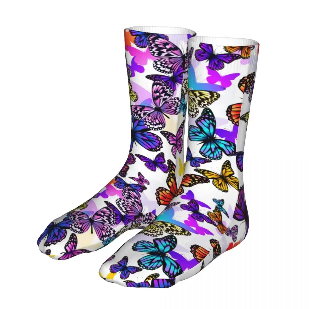 Men Sport Butterfly Socks Cotton Funny Woman Sock