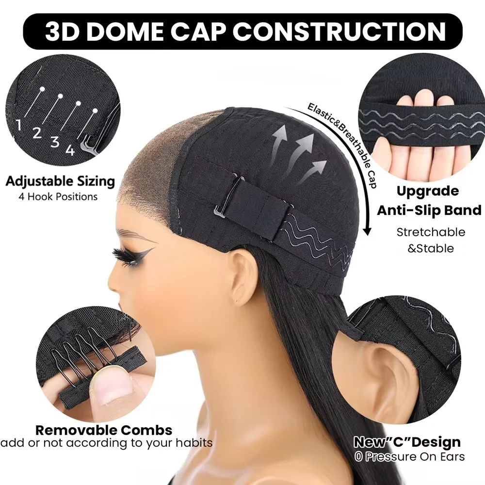 솔트 앤 페퍼 밥 가발 인모 글루리스 14인치 5x5 프리컷 레이스 글루리스 그레이 컬러 가발 브라질 바디 웨이브 인모 가발