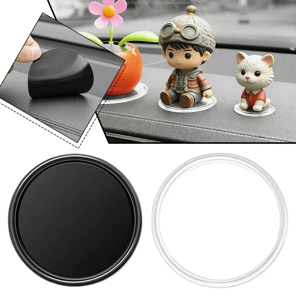 

Прозрачная силиконовая противоскользящая накладка для приборной панели автомобиля 8/6/4 мм, термостойкая декоративная клейкая наклейка