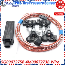 XUAN TPMS 타이어 압력 센서 모니터링 시스템 4M0907273B 5Q0907275B 아우디 A3 A4 B9 Q2L Q3L A5 A6 A7 A8 Q7 Q8 Q5L 2018-2022