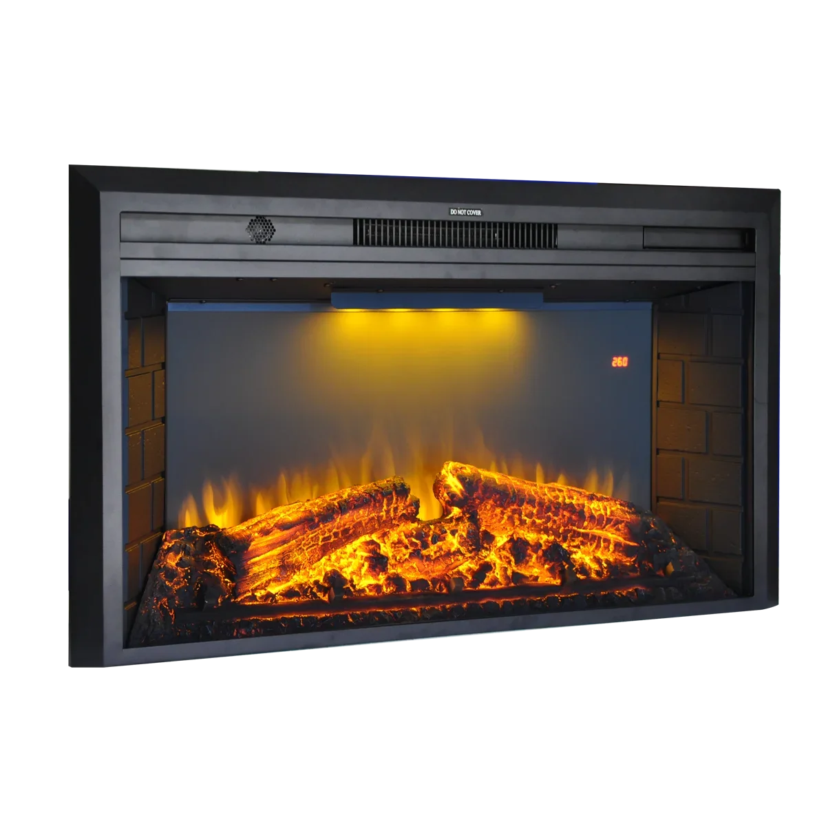 

Dreamflame 33W Inch Indoor Electric Fireplace Insert Heaters Decorative Led Flame Effect Electric Fireplace